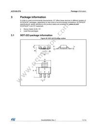 ACS108-8TN-TR Datasheet Page 11