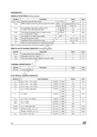ACS302-5T3-TR Datasheet Page 2
