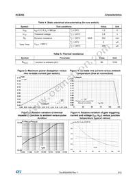 ACS302-6T3-TR Datasheet Page 3