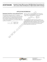 ACS725LMATR-50AB-T Datasheet Page 19