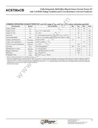 ACS756KCA-050B-PFF-T Datasheet Page 5