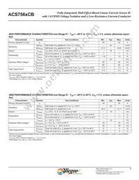 ACS756KCA-050B-PFF-T Datasheet Page 6