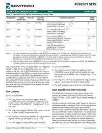 ACS8509T Datasheet Page 10
