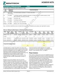 ACS8509T Datasheet Page 14