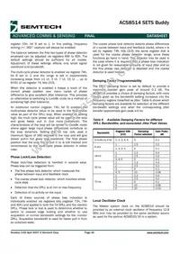 ACS8514T Datasheet Page 16