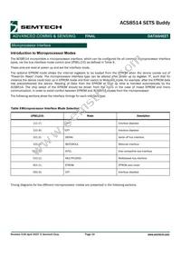 ACS8514T Datasheet Page 19