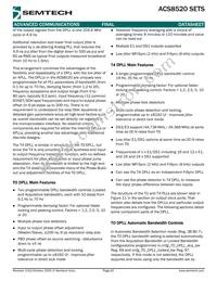 ACS8520T Datasheet Page 20