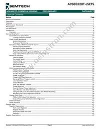 ACS8522BT Datasheet Page 3