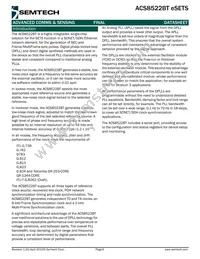 ACS8522BT Datasheet Page 8