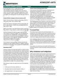 ACS8522BT Datasheet Page 19