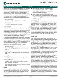 ACS8522T Datasheet Page 15