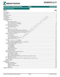 ACS8525T Datasheet Page 2