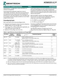 ACS8525T Datasheet Page 8