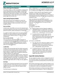ACS8525T Datasheet Page 9
