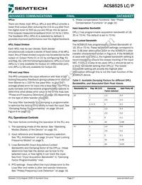 ACS8525T Datasheet Page 17