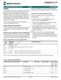 ACS8525T Datasheet Page 22