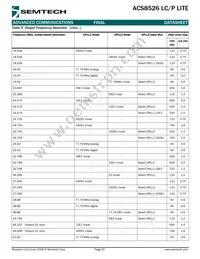 ACS8526T Datasheet Page 22