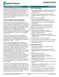 ACS8530T Datasheet Page 20