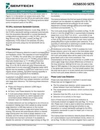 ACS8530T Datasheet Page 21