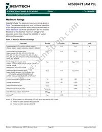 ACS8947T Datasheet Page 16