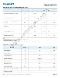 ACSA02-41CGKWA-F01 Datasheet Page 2