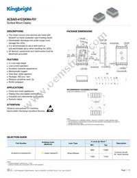 ACSA03-41CGKWA-F01 Datasheet Cover