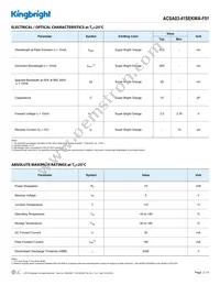 ACSA03-41SEKWA-F01 Datasheet Page 2