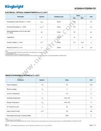 ACSA04-41CGKWA-F01 Datasheet Page 2