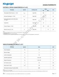 ACSA04-41SURKWA-F01 Datasheet Page 2
