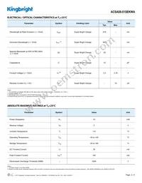 ACSA08-51SEKWA Datasheet Page 2