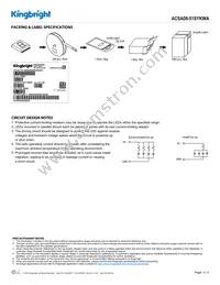 ACSA08-51SYKWA Datasheet Page 4