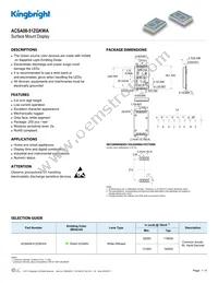 ACSA08-51ZGKWA Datasheet Cover