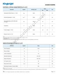 ACSA08-51ZGKWA Datasheet Page 2