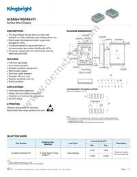 ACSA56-41SEKWA-F01 Datasheet Cover