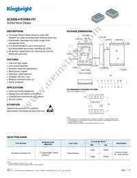 ACSA56-41SYKWA-F01 Datasheet Cover