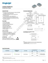ACSA56-41ZGKWA-F01 Datasheet Cover