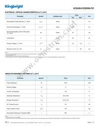 ACSA56-41ZGKWA-F01 Datasheet Page 2