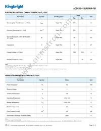 ACSC02-41SURKWA-F01 Datasheet Page 2