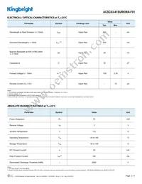 ACSC03-41SURKWA-F01 Datasheet Page 2