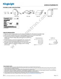 ACSC03-41SURKWA-F01 Datasheet Page 4