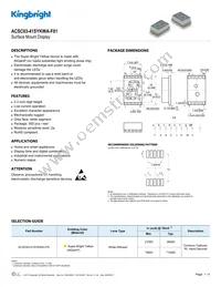 ACSC03-41SYKWA-F01 Datasheet Cover