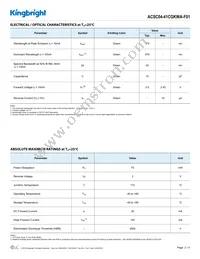 ACSC04-41CGKWA-F01 Datasheet Page 2