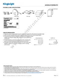 ACSC04-41CGKWA-F01 Datasheet Page 4