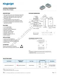 ACSC04-41SURKWA-F01 Datasheet Cover