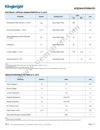 ACSC04-41SYKWA-F01 Datasheet Page 2