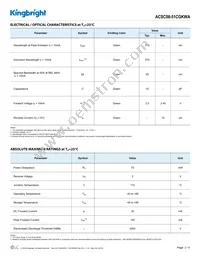 ACSC08-51CGKWA Datasheet Page 2