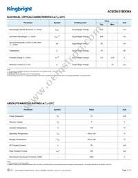 ACSC08-51SEKWA Datasheet Page 2