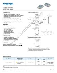 ACSC08-51SYKWA Datasheet Cover