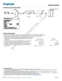 ACSC08-51ZGKWA Datasheet Page 4