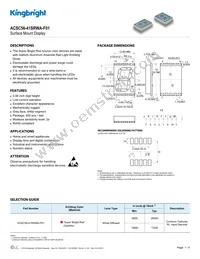 ACSC56-41SRWA-F01 Datasheet Cover